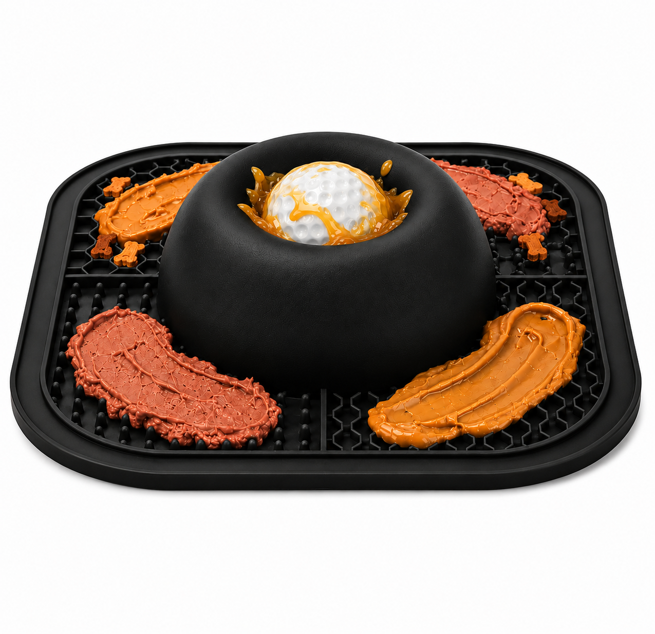 2-in-1 Slow Feeder Lick Ball Bowl