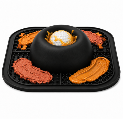2-in-1 Slow Feeder Lick Ball Bowl